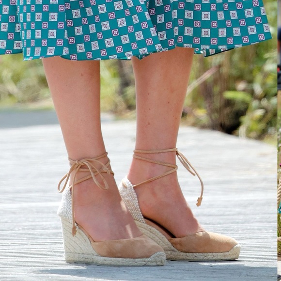 Castañer Carina Espadrille Wedges ASO Kate Middleton - Picture 11 of 11